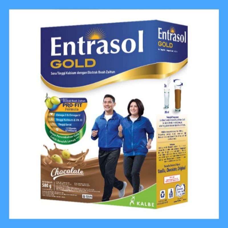 

Entrasol Gold Susu Bubuk Nutrisi Dewasa Cokelat 580 gr