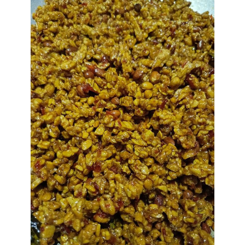 

Kering orek tempe+kacang 200 gram