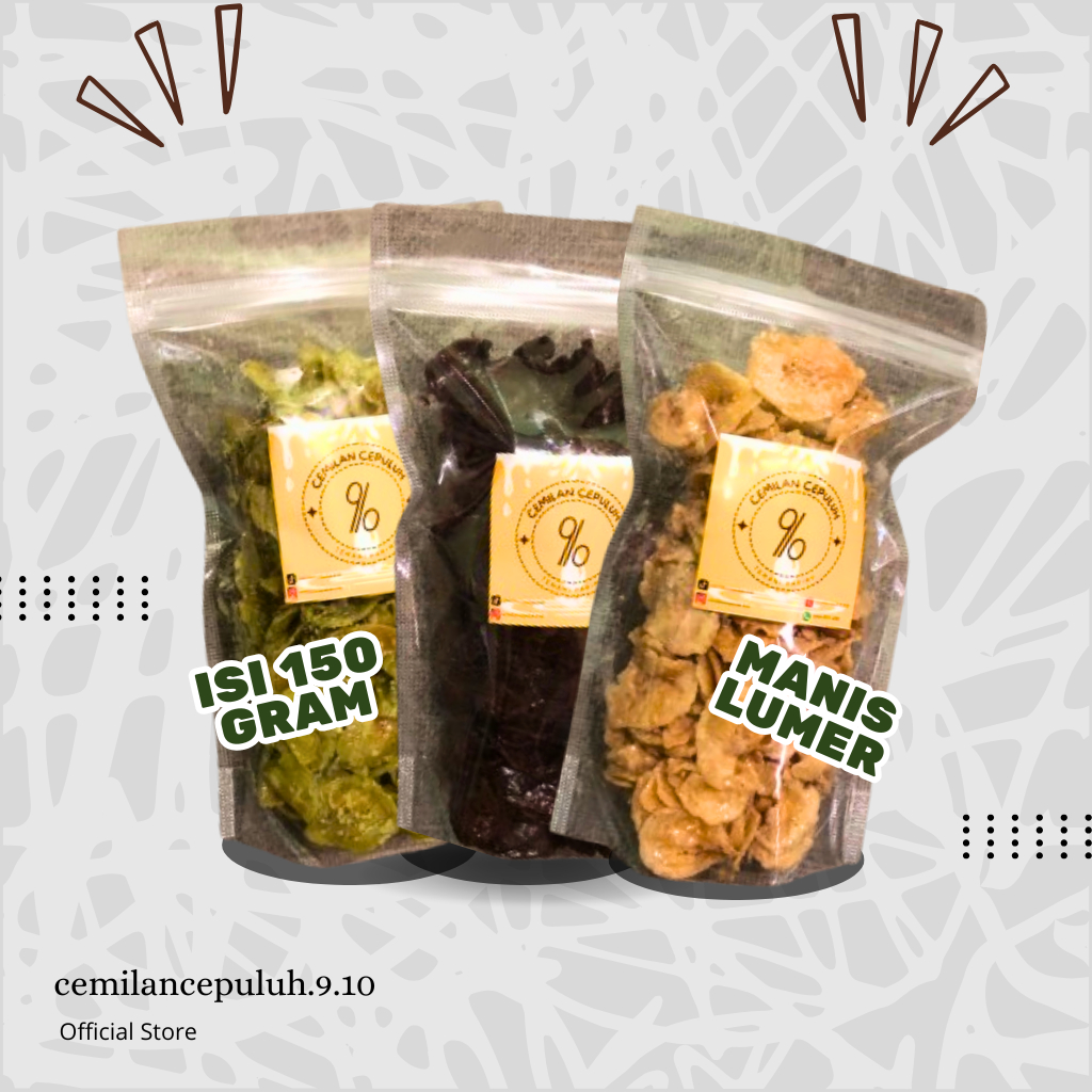 

KRIPIK PISANG LUMER 150 GRAM / BANANA CHIPS MELTED / CAMILAN SNACK KERIPIK PISANG