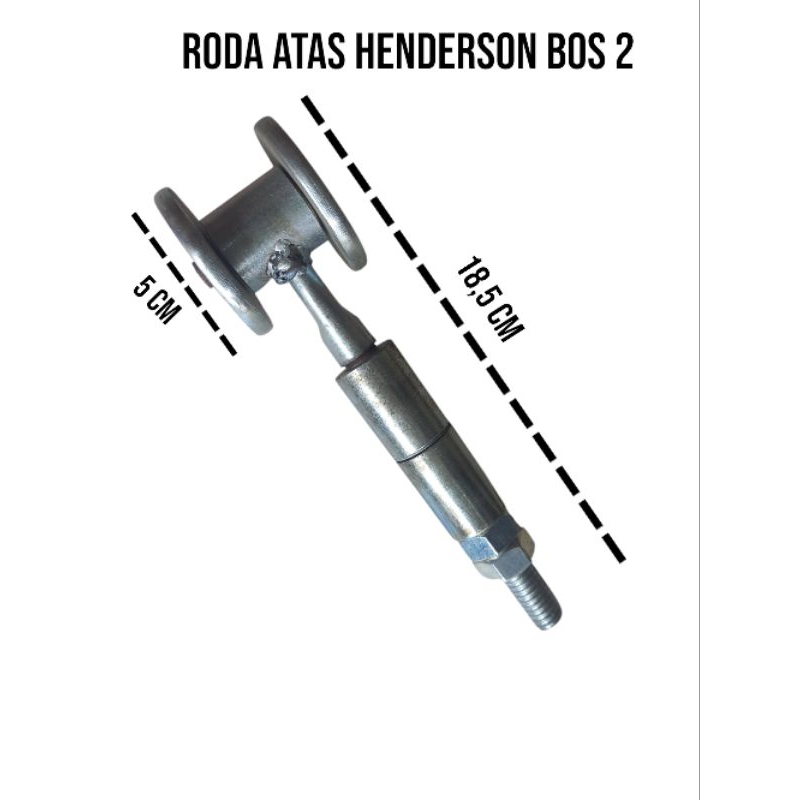 Roda atas henderson bos 2 Engsel pintu henderson