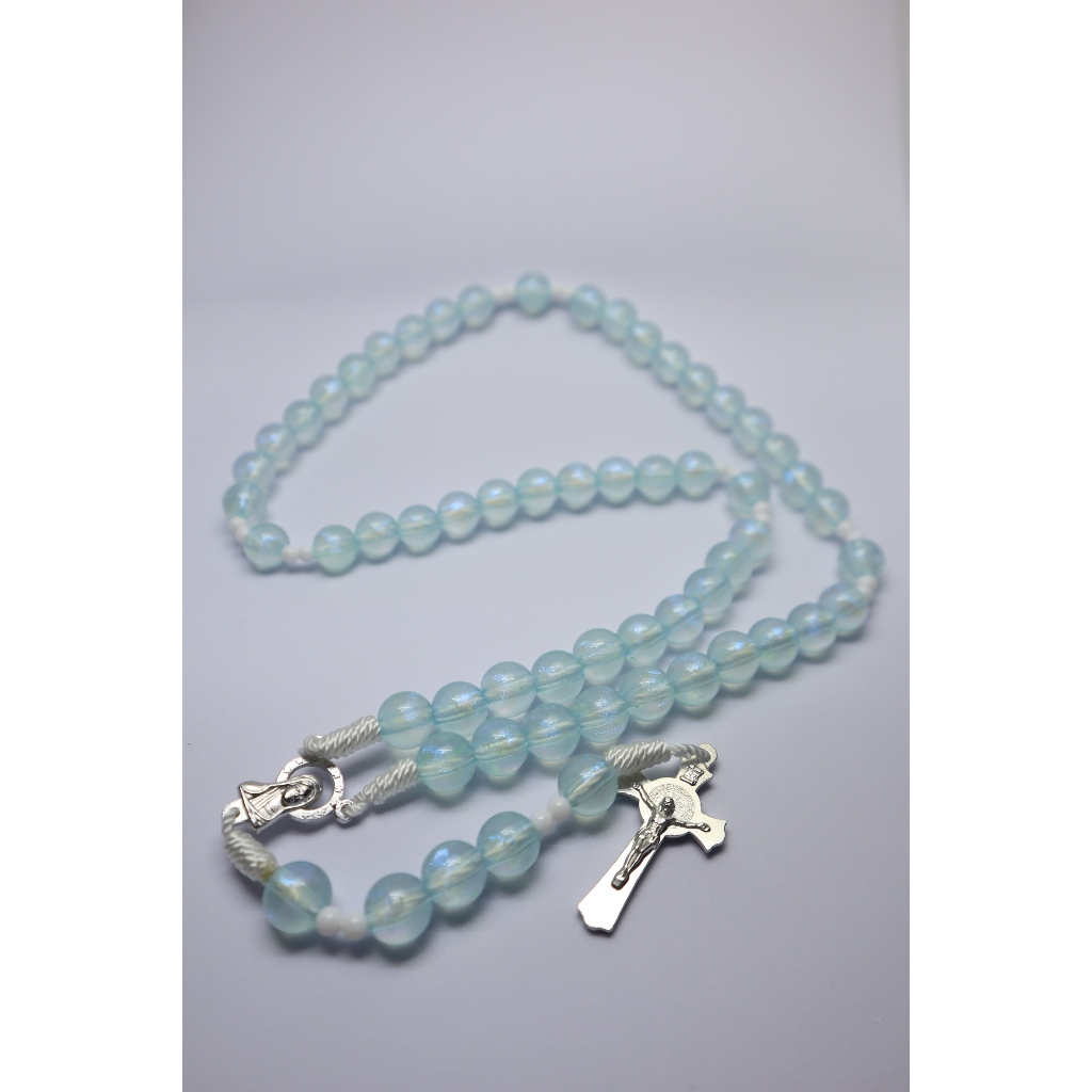 Kalung Rosario Katolik Glow In The Dark (Menyala Dalam Gelap)