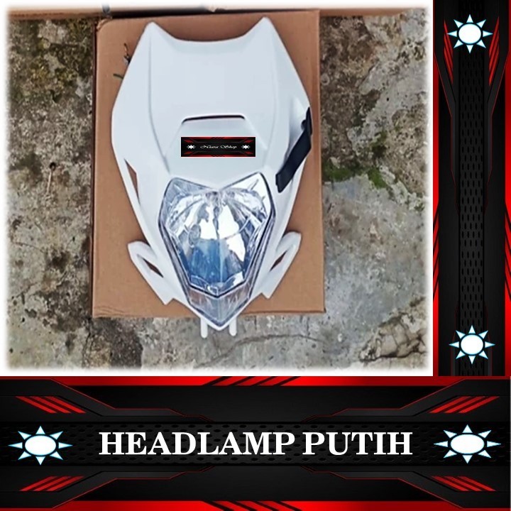 Headlamp beta 250 Reflektor lampu depan beta HRV modifikasi Supermoto klx 150 bf dtracker crf 150l