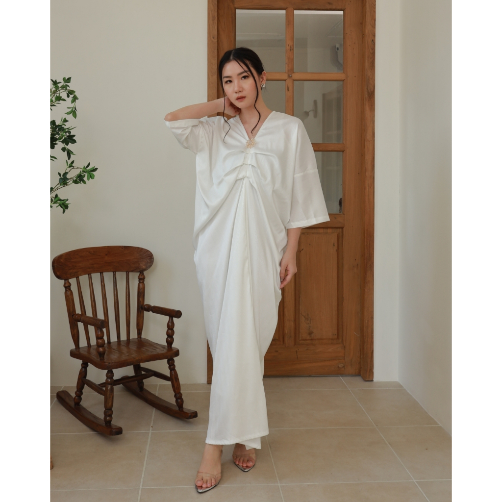 Hot Deals [ Canary ] Ayesha Kaftan / Baju Lebaran/ Baju Wanita / Kaftan