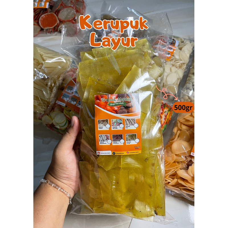

Krupuk Layur 500gr mentah