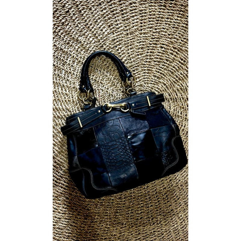 Coach vintage handbag patchwork