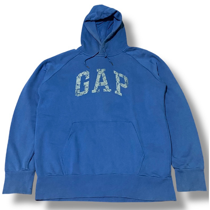 GAP Hoodie Art Rare Casual Pria Biru Preloved