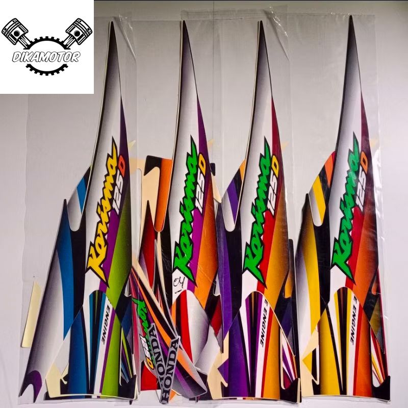 Striping Sticker Honda Karisma 125 D Tahun 2004