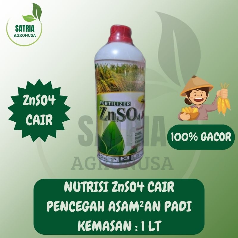 ZnSO4 CAIR 1 LT / PENCEGAH ASAM ASAMAN PADI