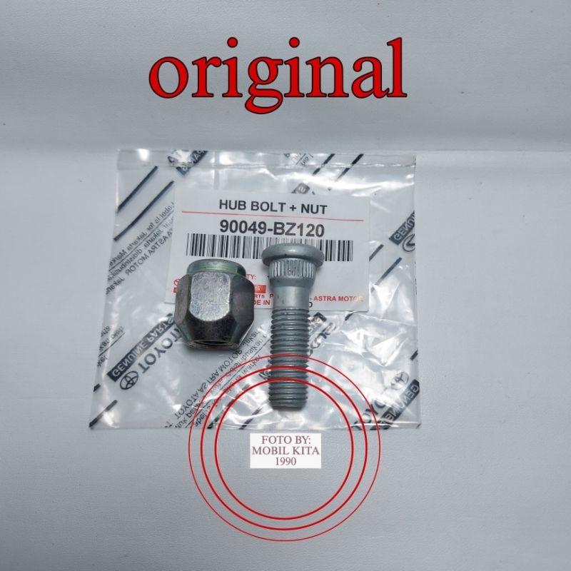 baut roda mur racing Toyota all new avanza veloz yaris vios rush calya agya ORIGINAL