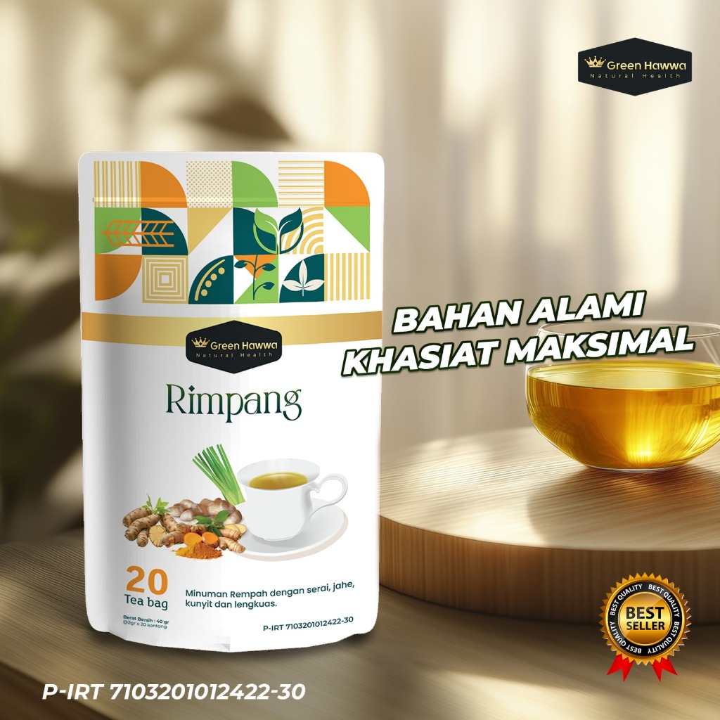 

TEH RIMPANG GREEN HAWWA -Membantu Melancarkan Pencernaan dan Mendetoks Tubuh