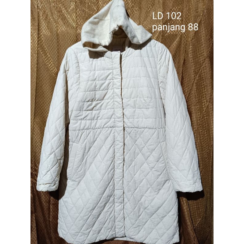 jaket winter putih jaket musim dingin putih jaket puffer putih jaket gelembung putih jaket gunung pu