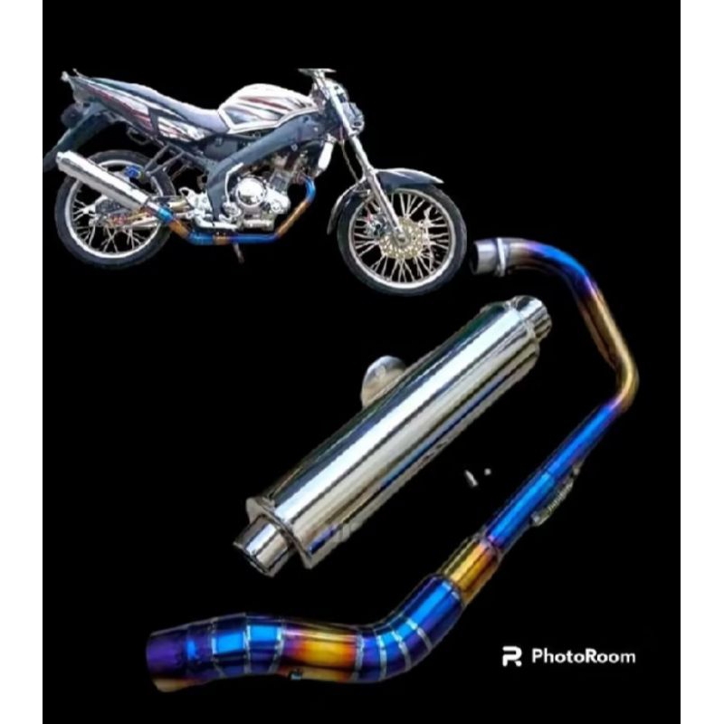 knalpot racing CKD satria fu suara standar for vixion xabre gsx XSR155 sonic mx king scorpio z R15 v