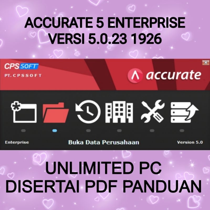 ACCURATE 5 ENTERPRISE VERSI 5.0.23 1923 UNLIMITED PC