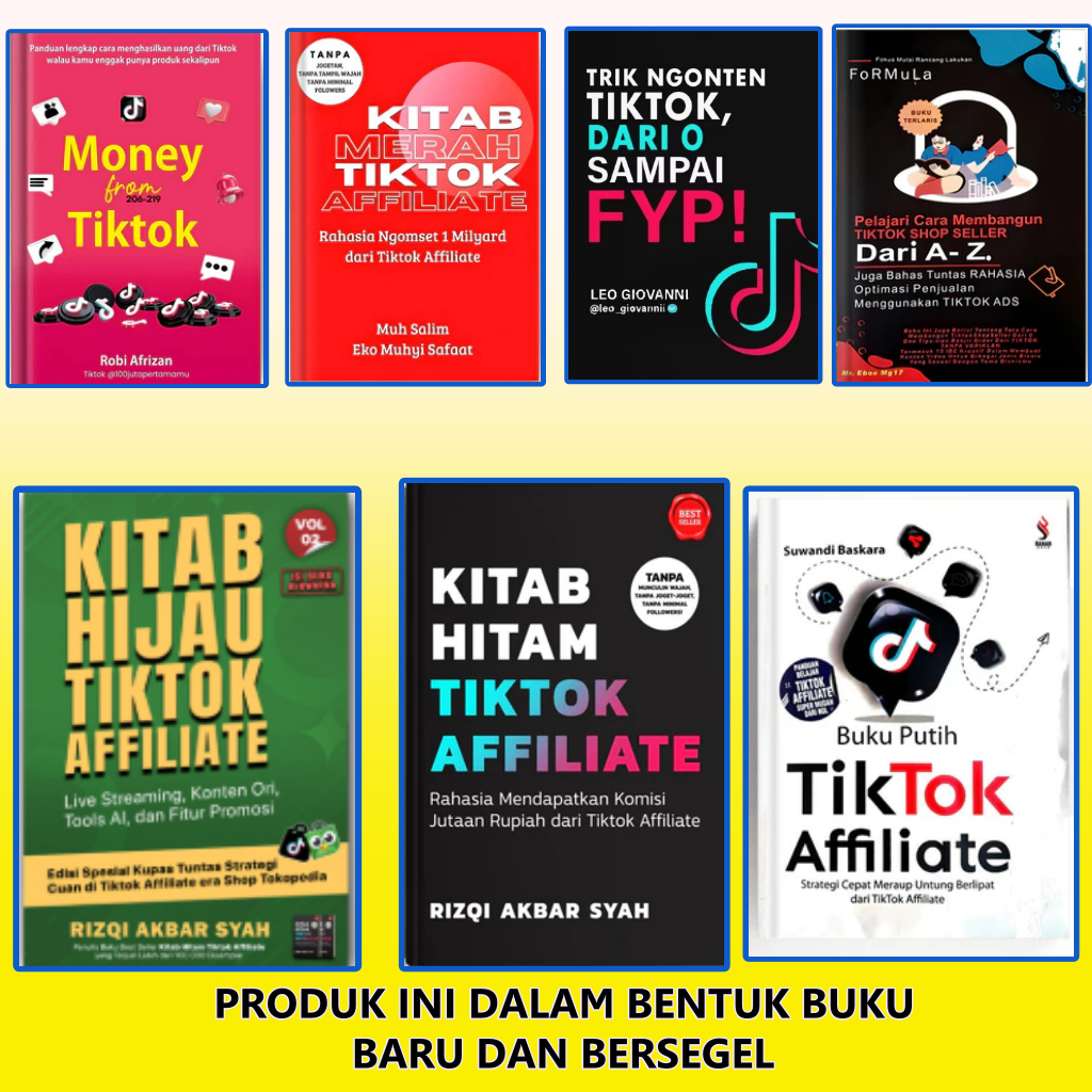 BEBAS PILIH JUDUL TRIK NGONTEN - FYP DI TIKTOK BUKU PANDUAN SUKSES NGONTEN, (bukan Pdf/ebook)