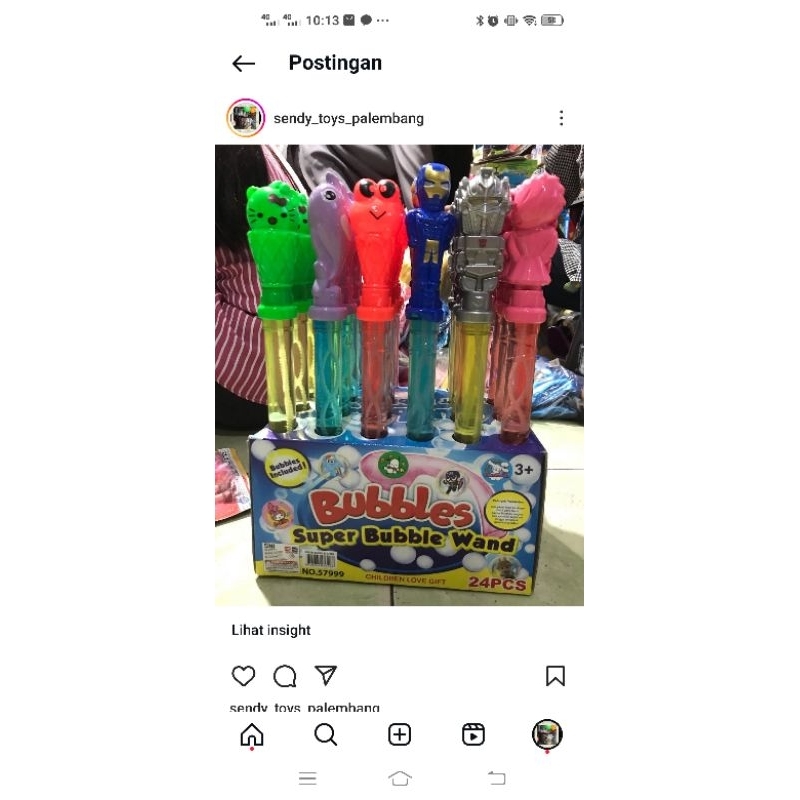 mainan anak tongkat bubble stik