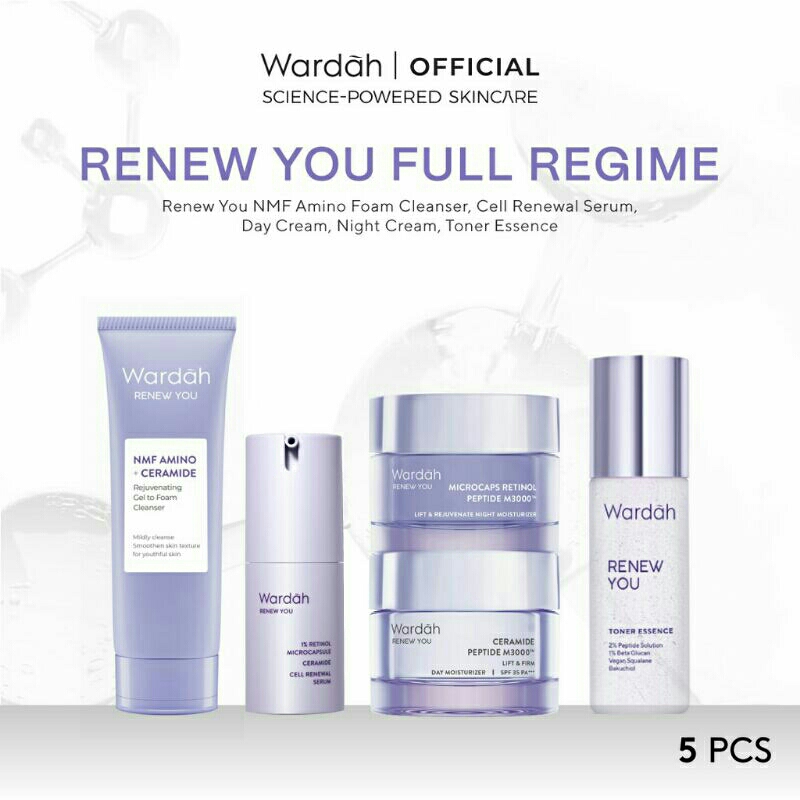wardah renew you paket lengkap