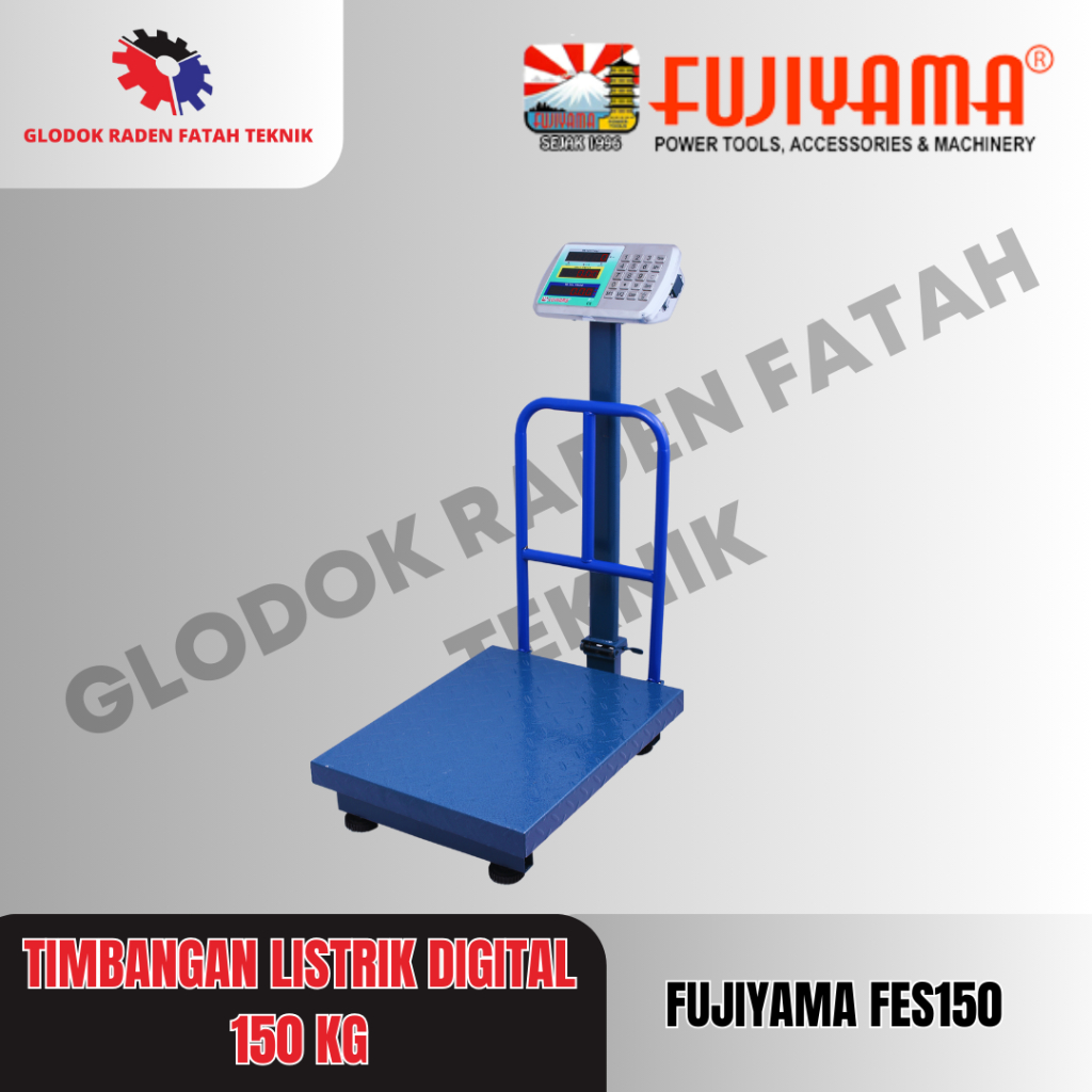 FUJIYAMA FES 150 Timbangan Duduk Pagar 150Kg Timbangan Duduk Paket Expedisi Barang Garam Beras Digit