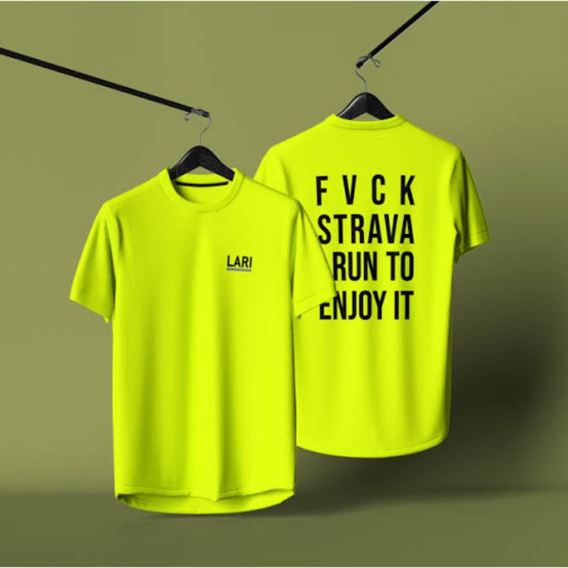 JERSEY LARI RUNNING FVCK STRAVA FULL PRINTING