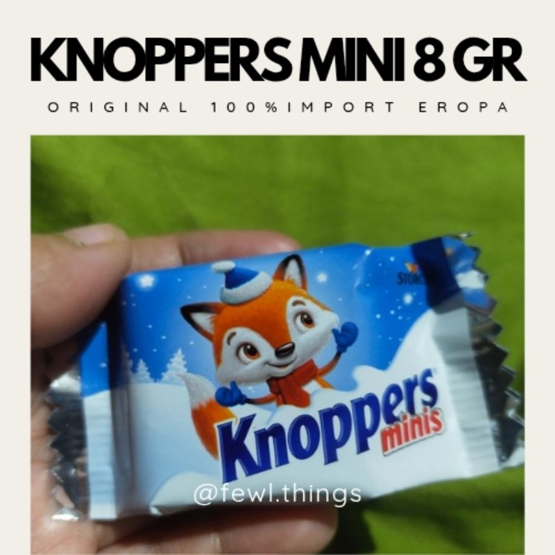 

KNOPPERS MINI 8 gram (6 pcs)