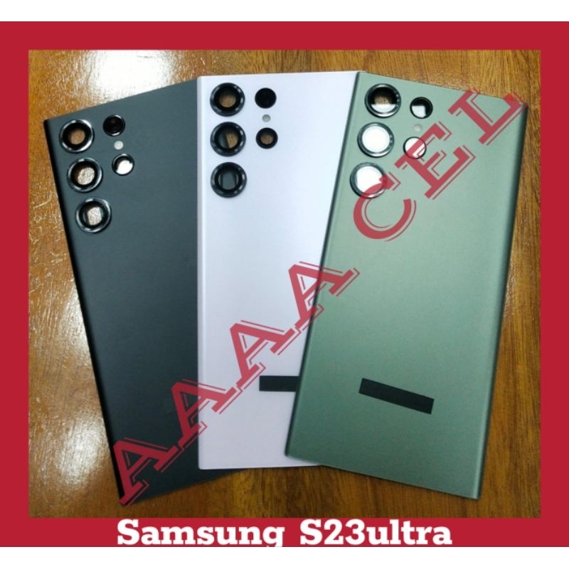 TUTUP BELAKANG+RING KAMERA SAMSUNG S23 ULTRA