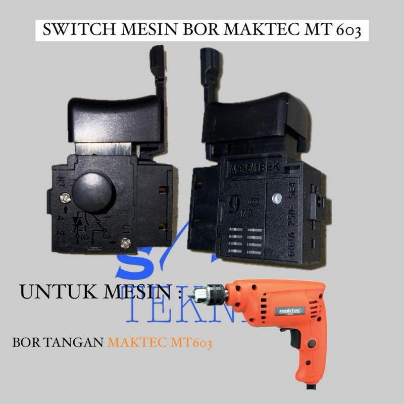 SWITCH BOR TANGAN MAKTEC MT603 SAKLAR BOR MAKTEC MT603
