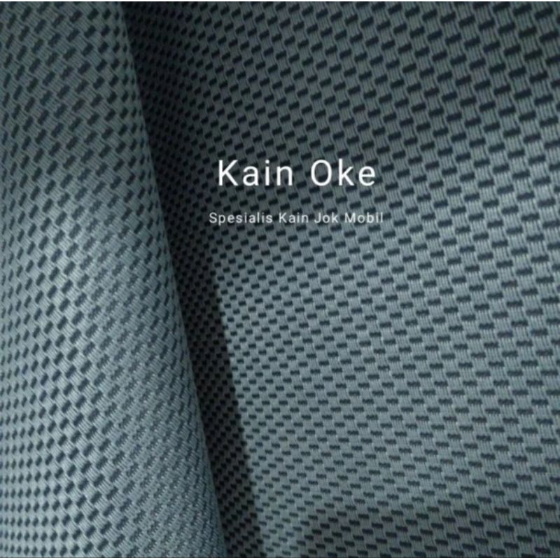 Limited Kain Jok Mobil Abu Silver Motif Tebal