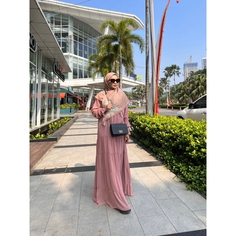 SYAZANI BASIC GAMIS DAILY DRESS SYARI BY HIJAB KAYUNIE