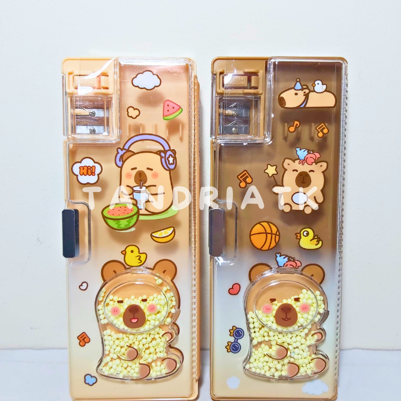

Tempat Pensil Magnet Premium Mainan Gabus Xiao Ling Jing Capybara 35310A