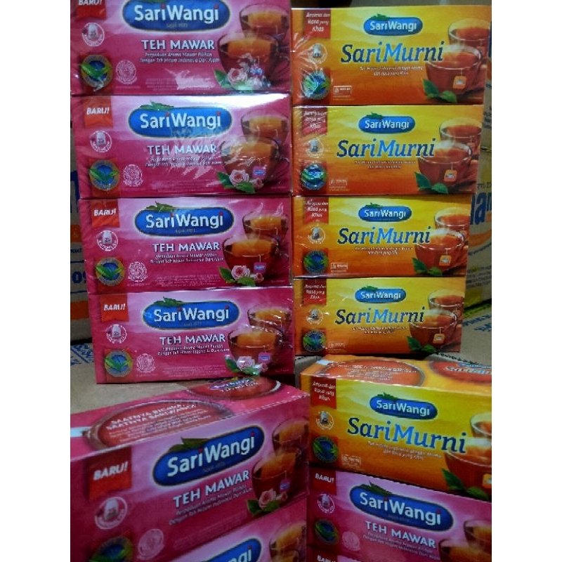 

sariwangi teh mawar isi 25 x 2 box
