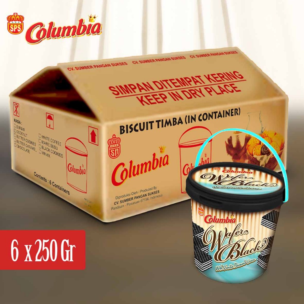 

Columbia Wafer Timba Black Vanilla (6 x 250gr)