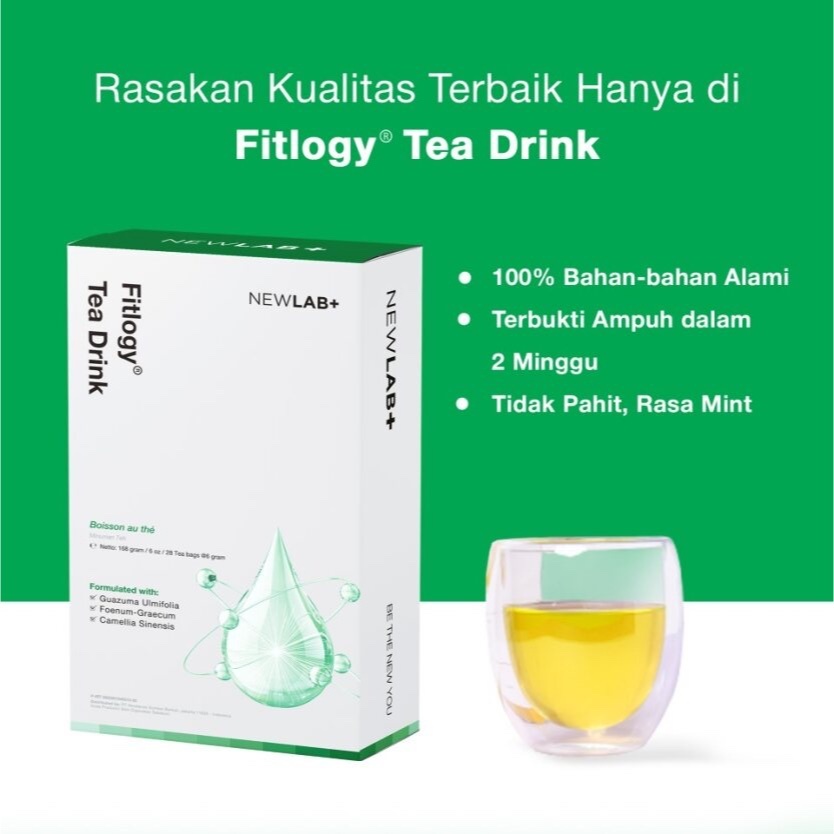 

RB NEWLAB Fitlogy Tea Drink 28 Tea Bags Minuman Herbal Teh Diet