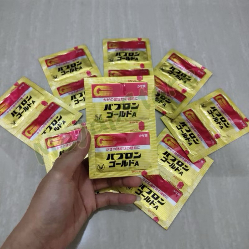 taisho pabron gold A sachet eceran obat flu jepang