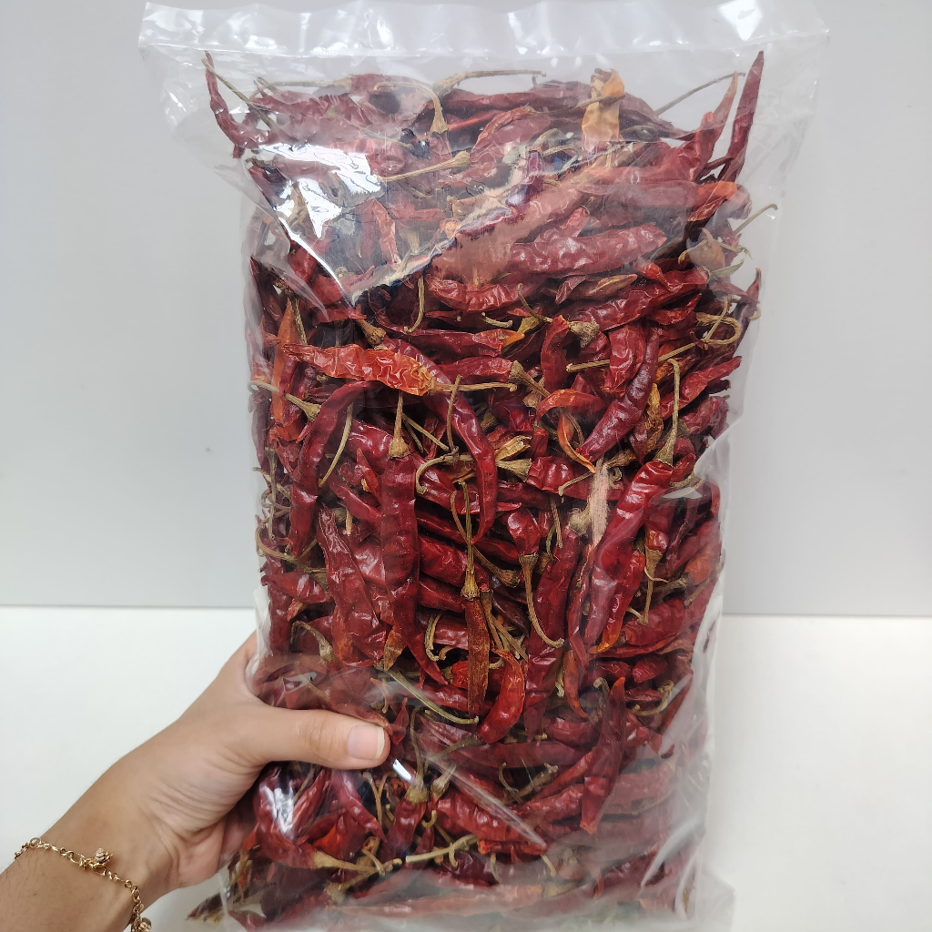 

Cabe Teja Kering Alami | Cabe Rawit Extra Pedas Dengan Tangkai