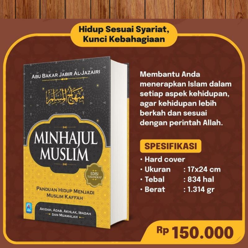 Buku Minhajul Muslim (Pedoman Hidup menjadi Muslim Kaffah)