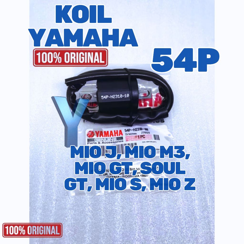 KOIL YAMAHA 54P KUALITAS ASLI DAN AWET UNTUK MOTOR MIO J, MIO GT, SOUL