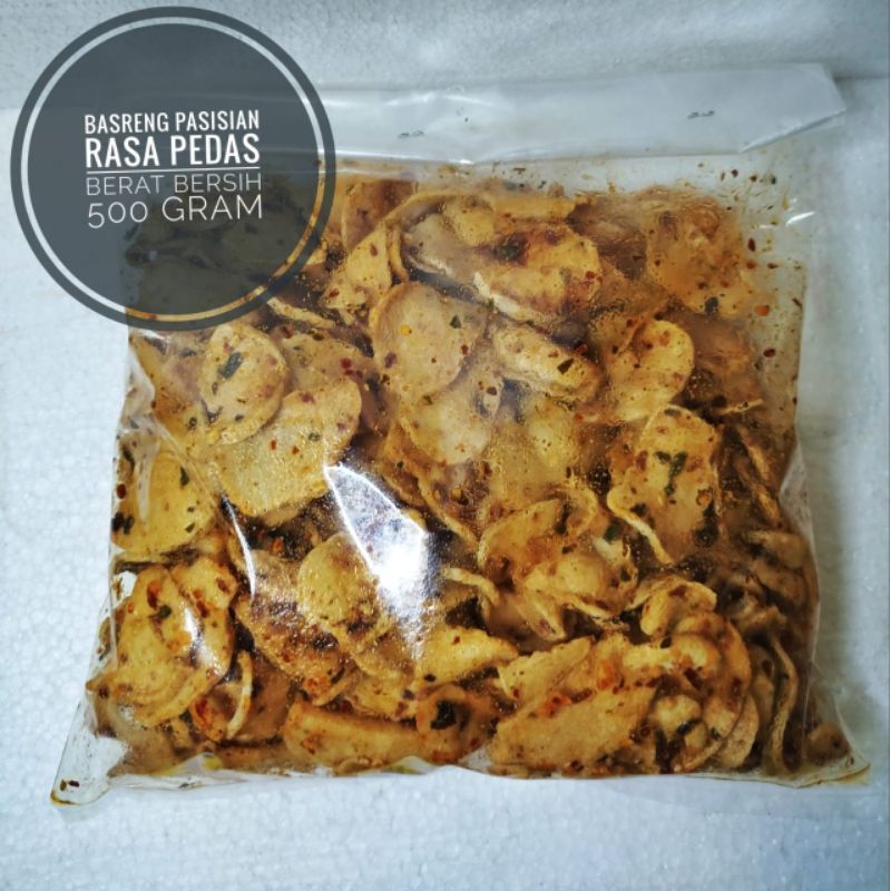 

Basreng pedas daun jeruk 500 gram