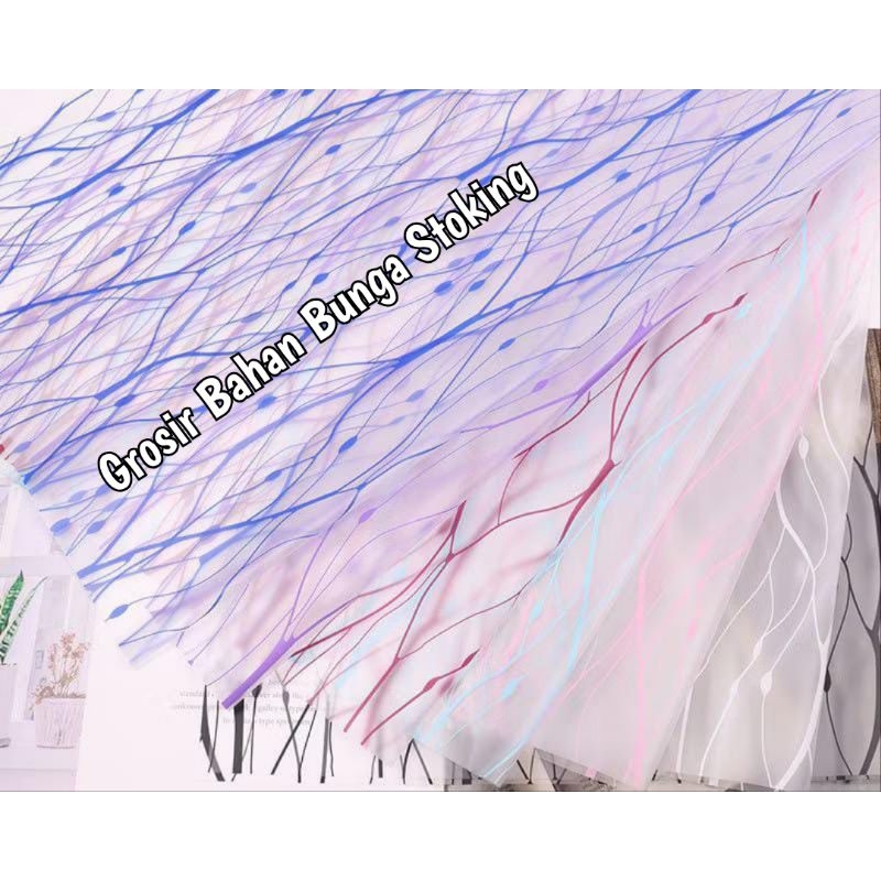 

FREE PACKING!!! Flower Wrapping Paper Korea Neuron Kertas Buket Motif Kertas Buket Transparan motif Cellophane Transparan Kertas Pembungkus Bunga Waterproof