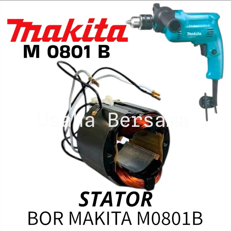 STATOR BOR MAKITA M0801B SEPUL TEMBAGA MAKITA M 0801 B