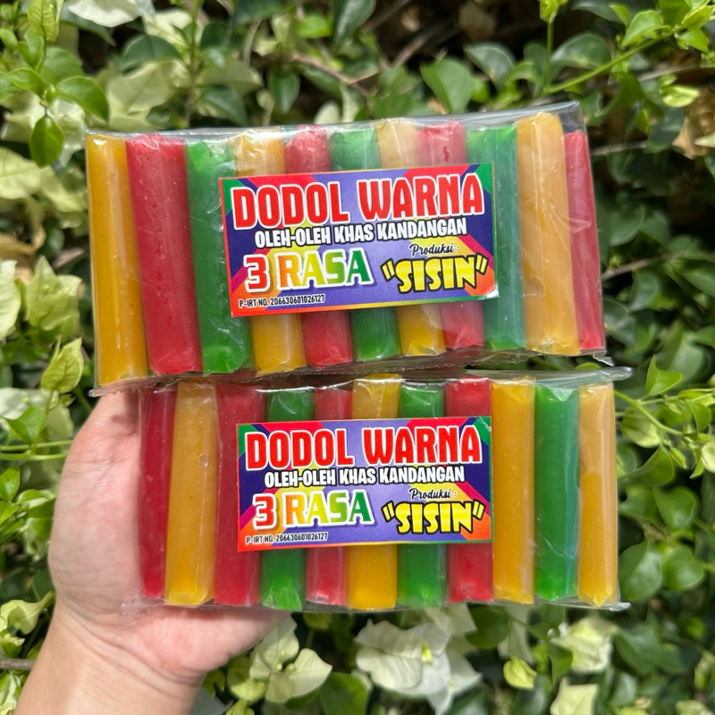 

Dodol Asli Kandangan [Isi 21 pcs] Mix 3 Rasa/ Dodol Warna (Strawberry, Durian, Pandan)