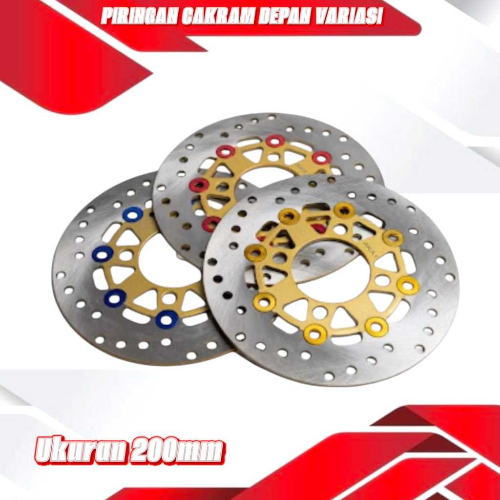 PIRINGAN CAKRAM DEPAN 200 MM MIO SPORTY - XEON LUBANG 4