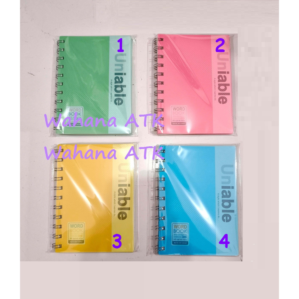 

buku catatan NOTEBOOK SPIRAL A6