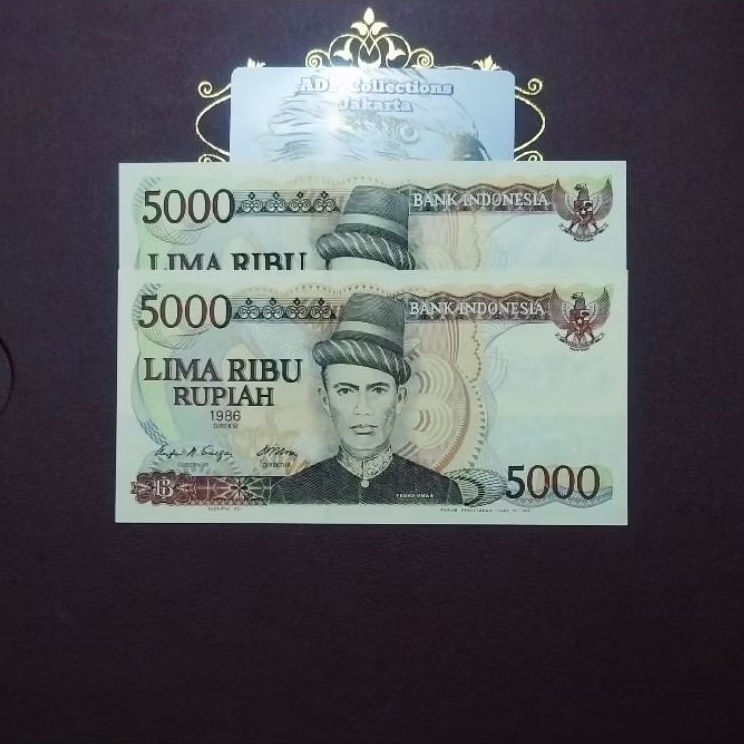 Uang kuno 5000 rupiah teuku umar