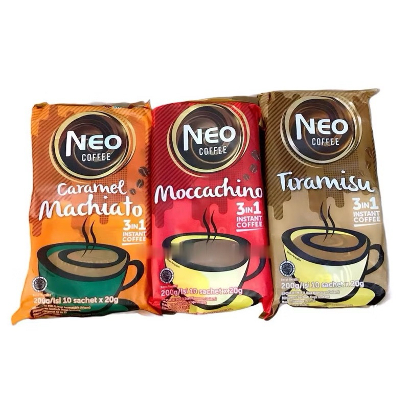 

Neo coffe instan isi 6 + ekstra 3