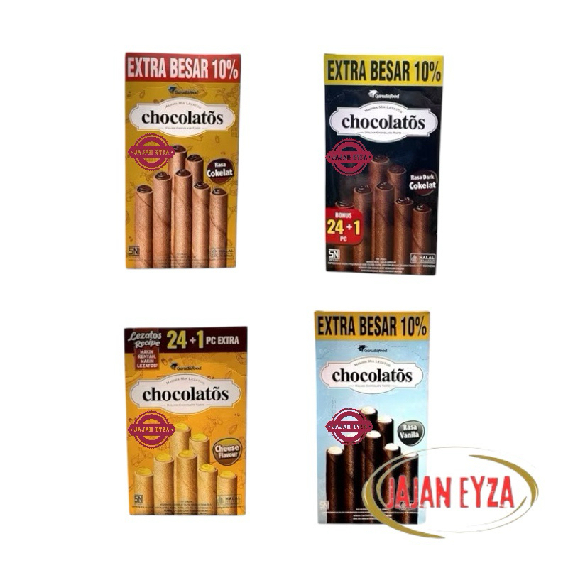 

GARUDAFOOD CHOCOLATOS BOX ISI 24 PCS