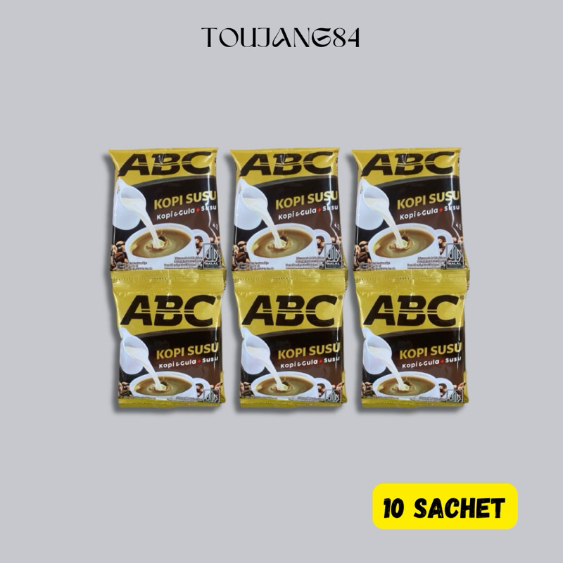 

ABC Kopi Gula + Susu 10Sachet @30g