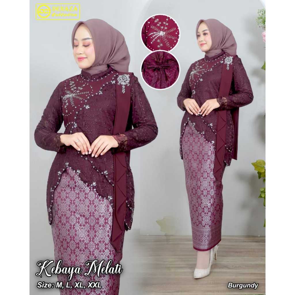 KEBAYA MELATI/KEBAYA MODERN DEWASA/KEBAYA LAMARAN/KEBAYA WISUDA