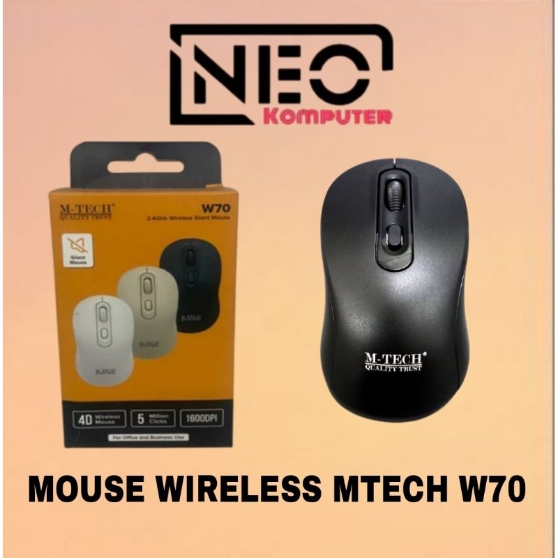 MOUSE WIRELESS MTECH W70