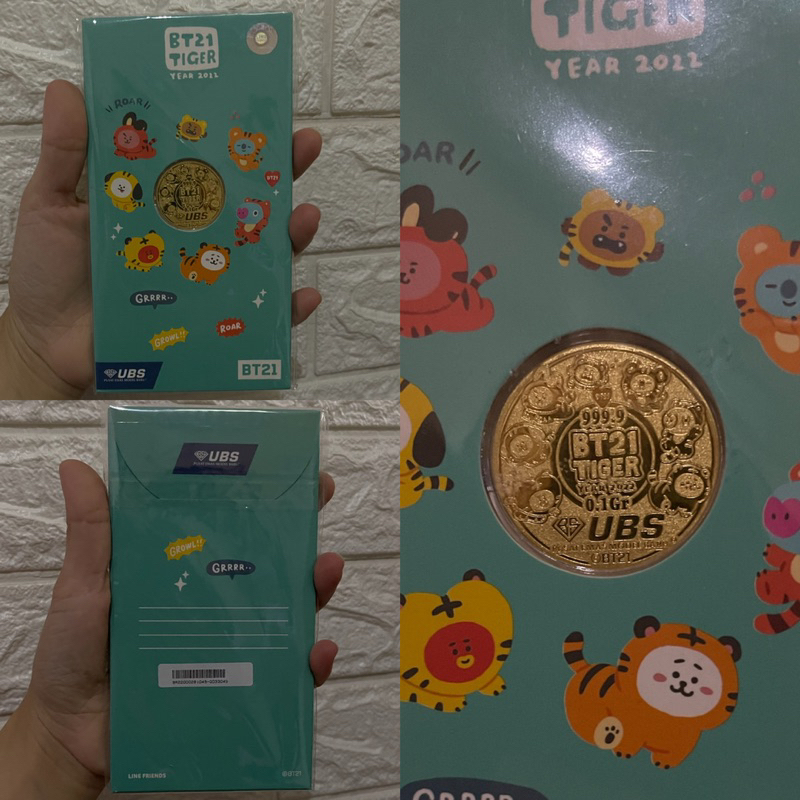 READY  Emas UBS GOLD 0,1 gram 0.1 gram BTS Edition