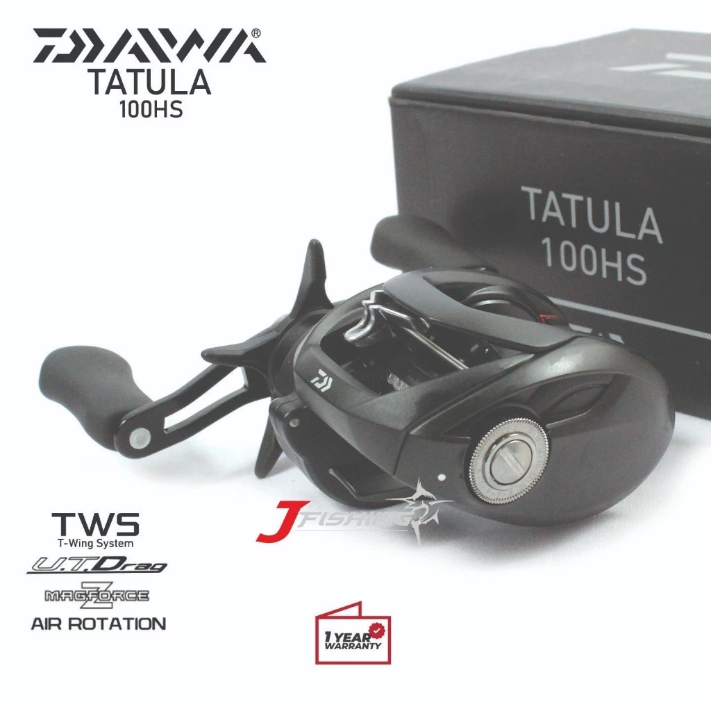 Reel BC DAIWA Tatula 18 | 100 s/d 200 | Handle Kiri & Kanan | Casting Baitcasting | Laut Sungai Dana