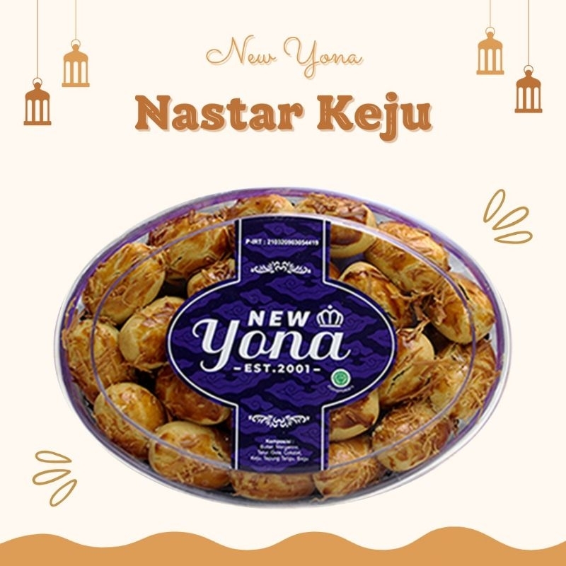 

KUE KERING NEW YONA COOKIES VARIAN NASTAR KEJU 480 GR